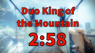 Duo King of the Mountain in 2:58 (World Record)(Feat. RNG Rev)