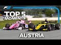Top 5 Formula 2 Moments | 2019 Austrian Grand Prix