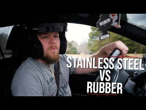 Stainless Steel Vs. Rubber Brake Hoses Revisited | MK6 GTI
