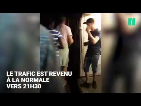 Les images des usagers du RER A, évacués directement sur les voies