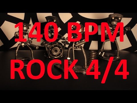 140 BPM - ROCK - 4/4 Schlagzeugspur - Metronom