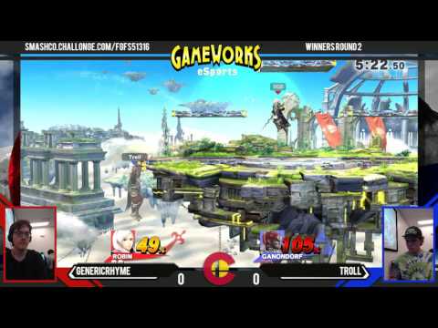 FGF - GenericRhyme (Robin) Vs. Troll (Ganondorf) - WR2