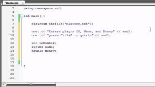 Buckys C++ Programming Tutorials - 66 - Writing Custom File Structures