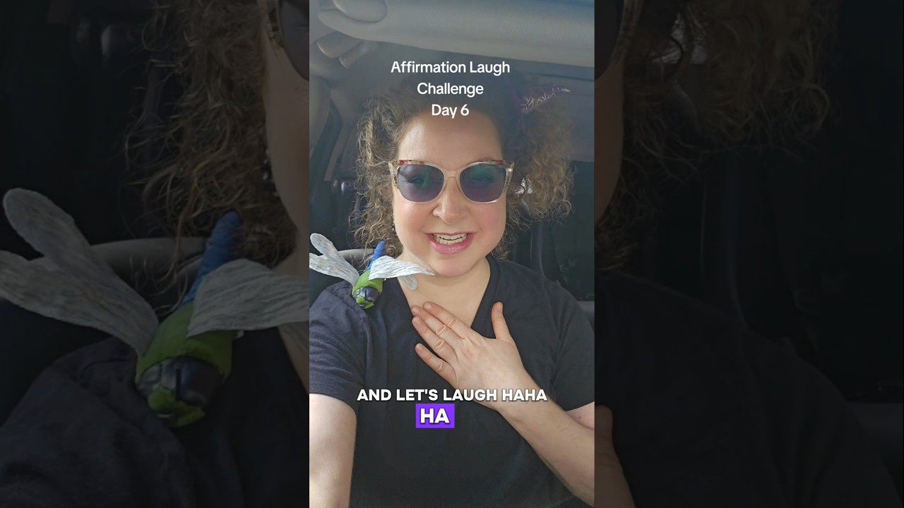Laughter Message from Spirit. Affirmation Laugh Challenge Day 6 #laughteryoga