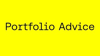Portfolio Advice (2023)