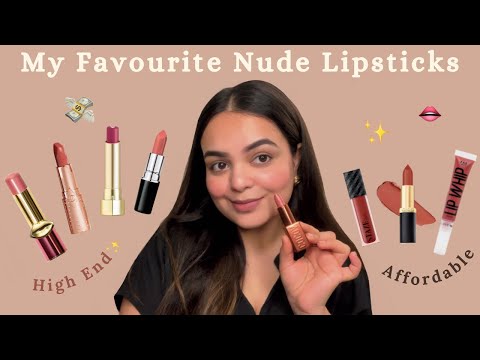 My Top 10 Nude Lipsticks! 🤎🎀 High end & affordable 💸 Brown skin friendly options 👄✨