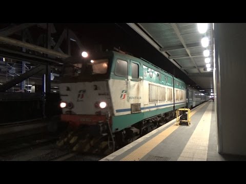 E656.435 in partenza con l' ICN 1955 Roma Termini - Siracusa/Palermo Centrale