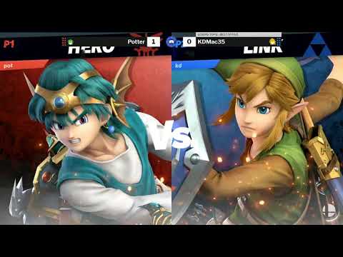 The Smash Lab 203 Losers Top 8 - Potter (Hero) vs KDmac35 (Link)