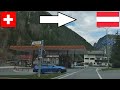 Switzerland Austria Crossing The Border By Car