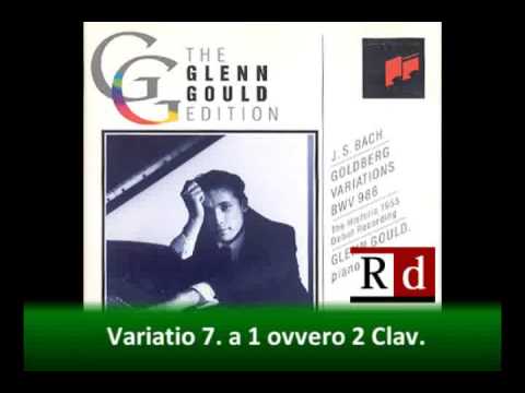 The goldberg variations (1/5) (1955) complete by Glenn Gould