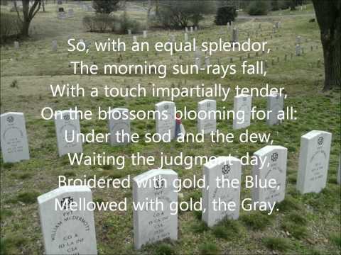 "The Blue And The Gray" by Francis Miles Finch