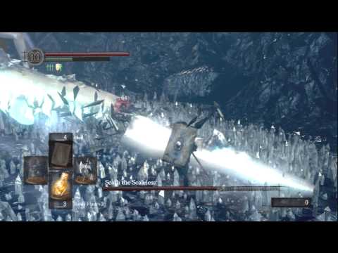 Dark Souls - Seath The Scaleless Boss Fight (Strategy)