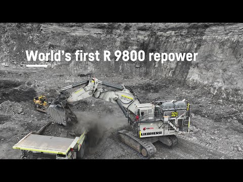 World's first EVER R 9800 Repower in Australia | Liebherr