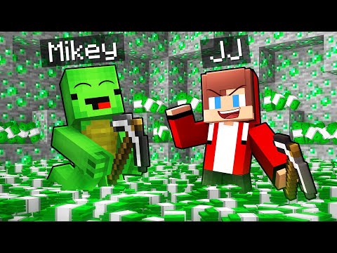 JJ and Mikey Mined 1,000,000 DOLLARS in Minecraft - Maizen