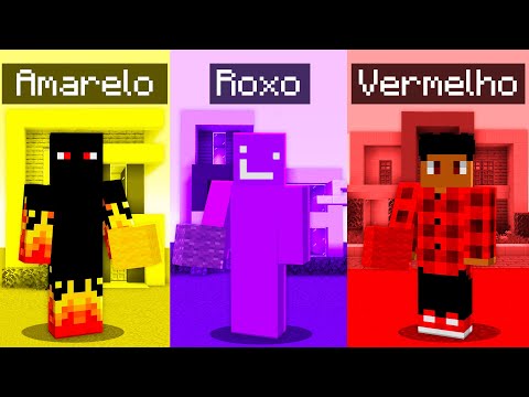 Batalha de Cores no Minecraft