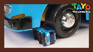 Download lagu The Tire monster crushed Tayo the Little Bus! l Tayo Firetruck Rescue Team l Tayo the Little Bus mp3