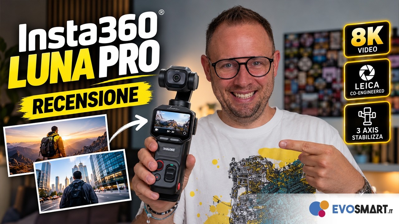 INSTA360 LUNA PRO mi ha CONQUISTATO! Finalmente una CAMERA al PREZZO GIUSTO