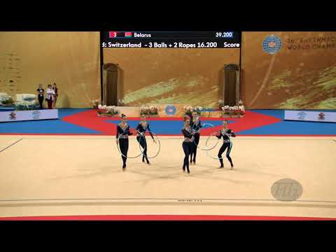 Ukraine (UKR) - 2018 Rhythmic Worlds, Sofia (BUL) - Qualifications 5 Hoops