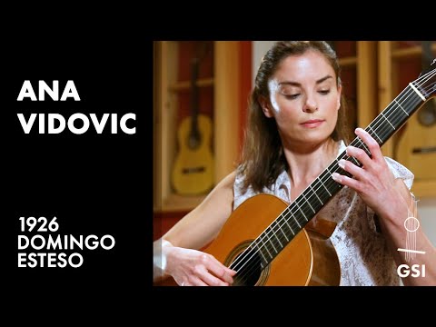 Ana Vidovic plays "Sonatina - I. Allegretto" by Federico Moreno Torroba on a 1926 Domingo Esteso