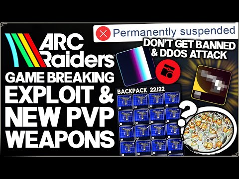 Arc Raiders - New INFINITE Blueprint Exploit, New Legendary PvP Guns, Ban Warning, Loot Nerf & More!