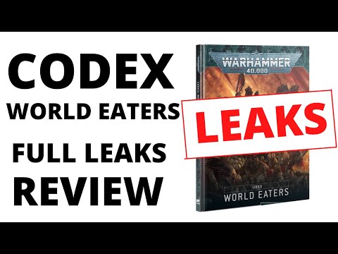 Codex World Eaters - Full Review of the Leaked Rules