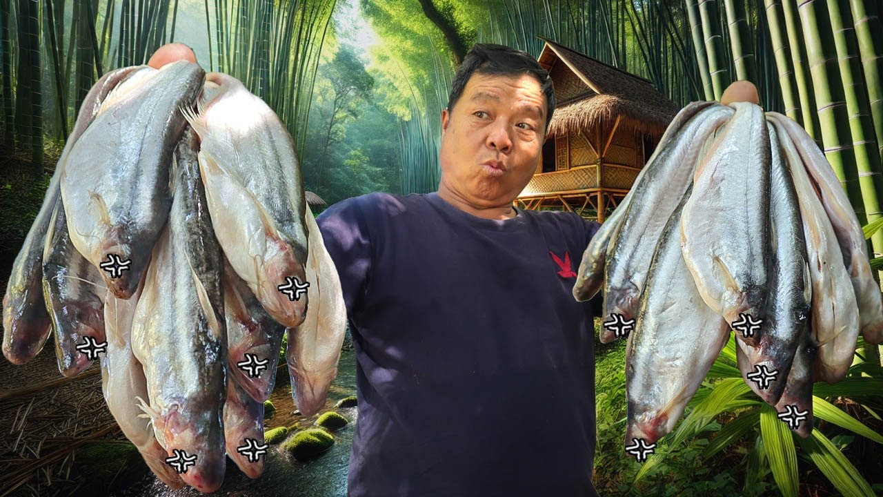 หากินยาก !! อุ๊บปลาสังกะวาด ทอดกรอบๆ ใส่ยาใส่เนื้อ !! SAN CE