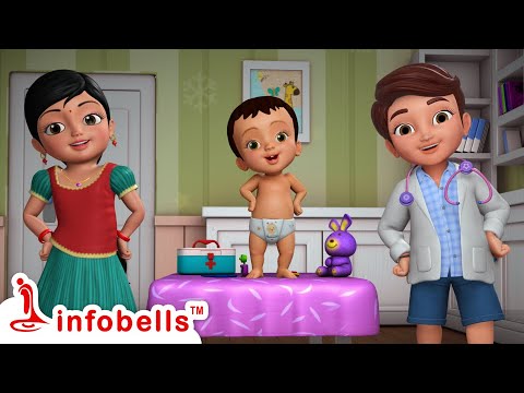 চিট্টি ডাক্তার খেলা খেলছে - Playing with Toys | Bengali Rhymes and Cartoons | Infobells