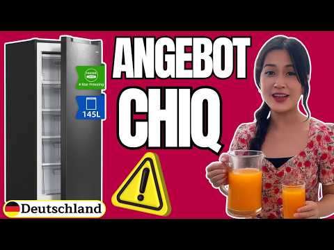 CHiQ Gefrierschrank FSD160D4E Test: Endlich Ordnung & Ruhe im Gefrierschrank?