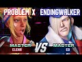 SF6 PROBLEM X Elena Vs ENDINGWALKER Ed High Level Gameplay