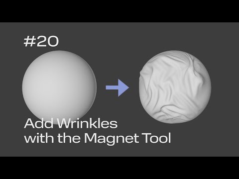 Cinema 4D Quick Tip #20 - Add Wrinkles with the Magnet Tool