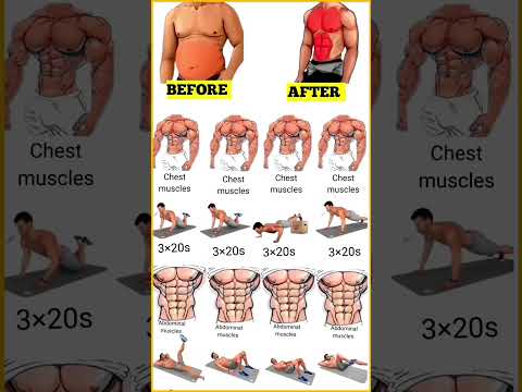 ejercicios para pecho y abdomen! guarda y comparte 😁 y si haces la rutina coméntalo #fitness #gym