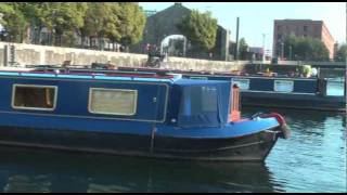 Narrowboat on the Liverpool Waterfront Films for Web Sites Liverpool and Merseyside