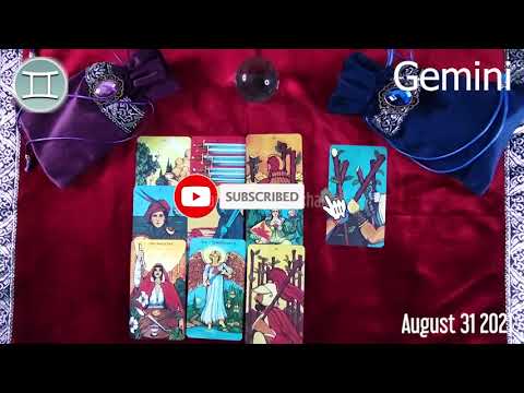 🔮 ❤️ Gemini DAILY HOROSCOPE TODAY - August 31, 2021  ♊️ 🌞 FREE TAROT READING for GEMINI ✅ 💫 ⭐️