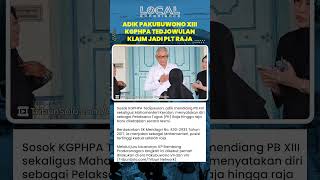 Sosok Adik Pakubuwono XIII, KGPHPA Tedjowulan Mengklaim Menjadi Plt Raja Keraton Solo