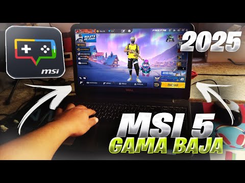 EL MEJOR MSI 5 GAMA BAJA PARA JUGAR FREE FIRE EN PC DE BAJOS RECURSOS SIN LAG 2025✅
