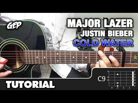 Como tocar "Cold Water" de Major Lazer feat. Justin Bieber & Mo en Guitarra Acústica - Tutorial (HD)