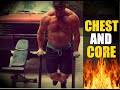 KILLER Chest & Core Workout [Only 12 Minutes!] | Chandler Marchman