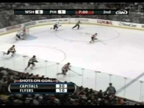 Philadelphia Flyers vs Washington Capitals. 20 december 2008
