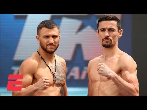 Vasiliy Lomachenko vs. Anthony Crolla Weigh-In Results