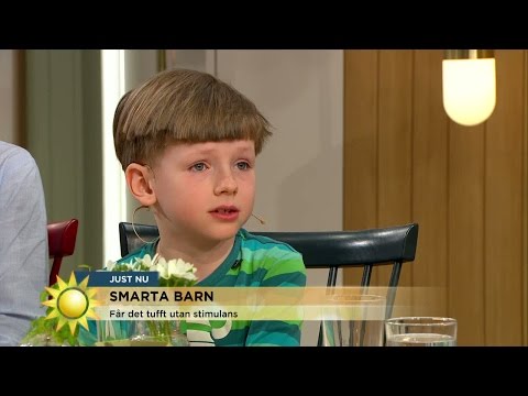 Ovanligt smarta barn kan bli utåtagerande - Nyhetsmorgon (TV4)
