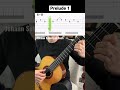 Prelude from the First of six cello suites by Bach 🎻#cello #guitar #bach #tabs #guitarplaying
