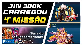 JIN DE 300K SALVOU DEMAIS - TERRA DOS SAQUEADORES VORAZES  - 4° MISSÃO NOVO CONTINENTE