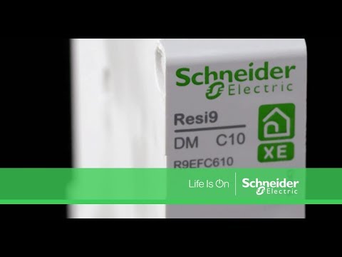 Resi9 XE - Peigne Vertical Pour Interrupteur Différentiel XE - 63A