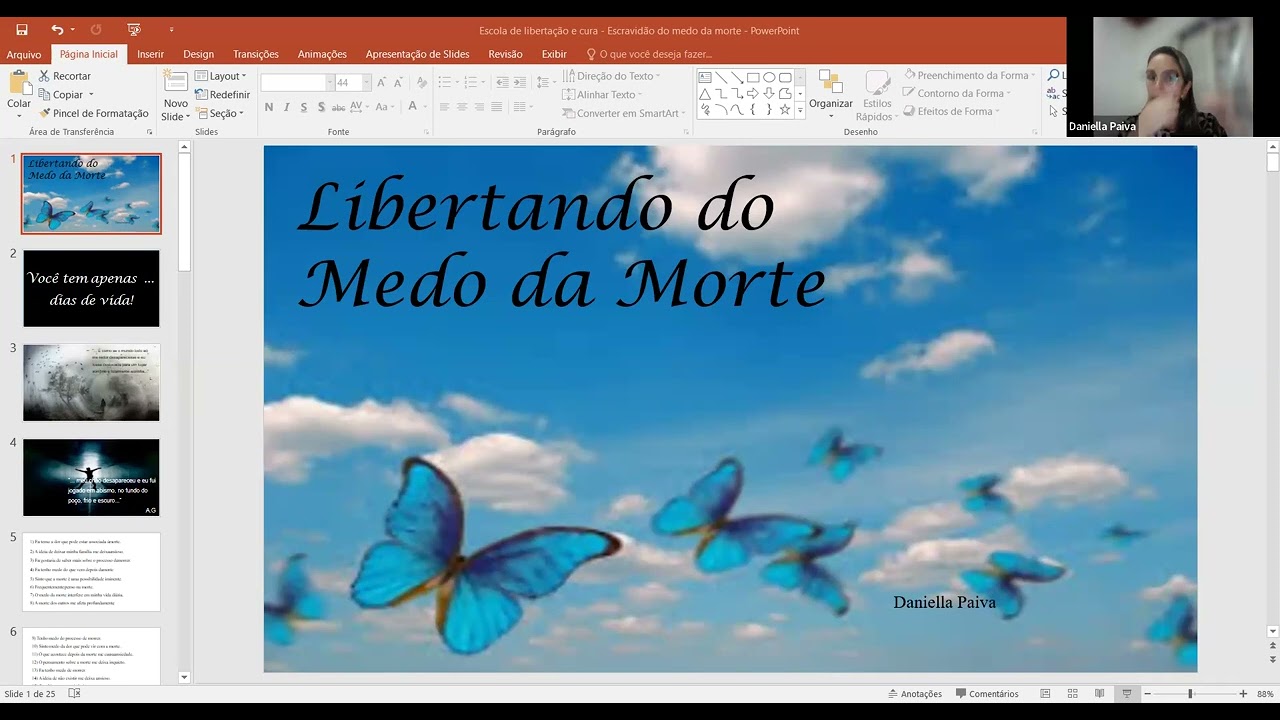 Destruindo o Medo da Morte  - Daniella Paiva