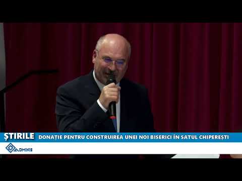 DONAȚIE PENTRU CONSTRUIREA UNEI NOI BISERICI ÎN SATUL CHIPEREȘTI