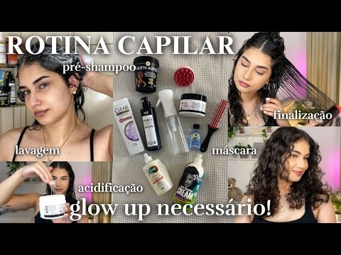 rotina capilar completa ✨ meus cuidados para um glow up necessário | cabelo ondulado/cacheado