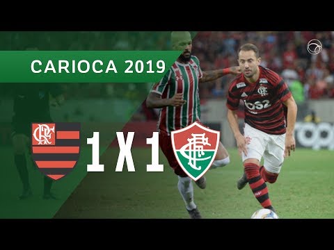 FLAMENGO 1 X 1 FLUMINENSE - GOLS - 06/04 - CAMPEONATO CARIOCA 2019