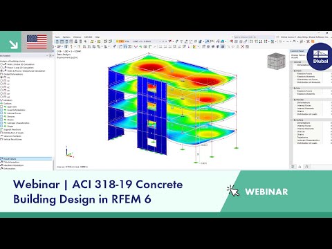 Webinar | ACI 318-19 Concrete Building Design in RFEM 6