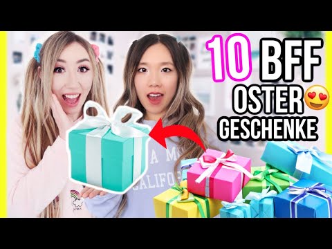WER kauft die besseren ÜBERRASCHUNGEN von ACTION * 10 GESCHENKE an OSTERN 2021 BFF CHALLENGE*