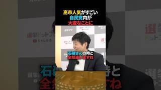 【さすが】高市人気がすごい 自民党内で起きている異変【今野記者】 #shorts #政治 #自民党 #高市早苗 #選挙 #選挙ドットコム